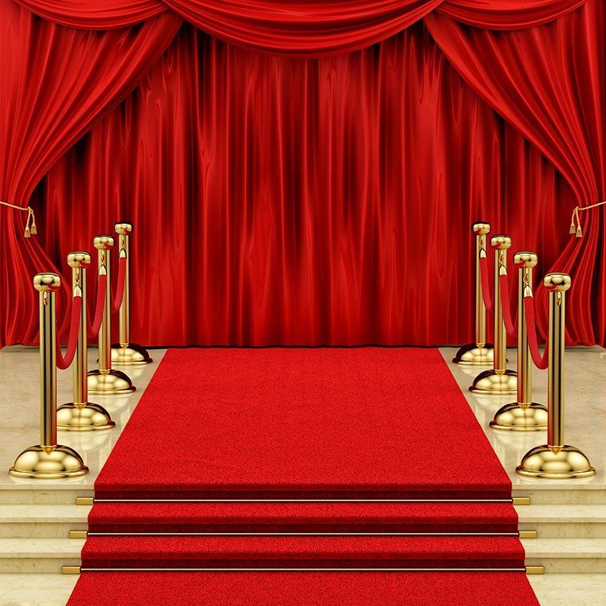Buy Red Carpet Gorgeous Palace Photography Backdrops Lighting Background Online – Starbackdrop