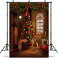 New Arrival-Children's Room With Christmas Decorations Photography Backdrop J05988