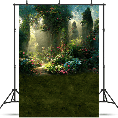 Secret Fairytale Garden Background Backdrop SBH0469