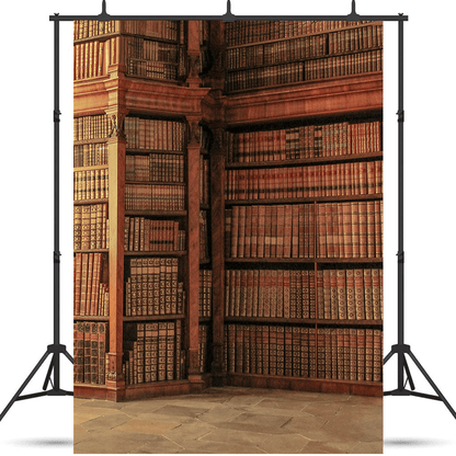 Old Books Bookshelf Backdrop Background SBH0522