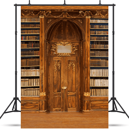 Majestic Libraries Bookshelf Backdrop for Photo SBH0526