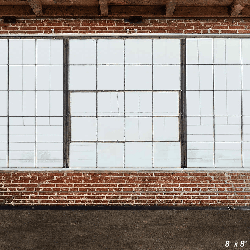 Empty Warehouse Windows Background Backdrop SBH0545 – Starbackdrop