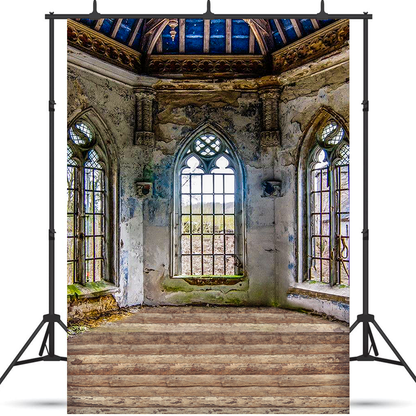 Abandoned Castle Backdrop Background for Photo SBH0555