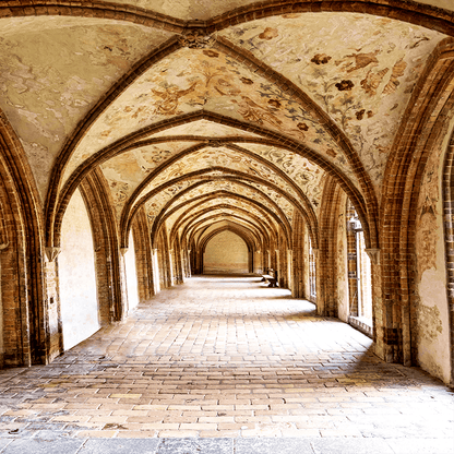 Archway Corridor Church Background Backdrop SBH0593