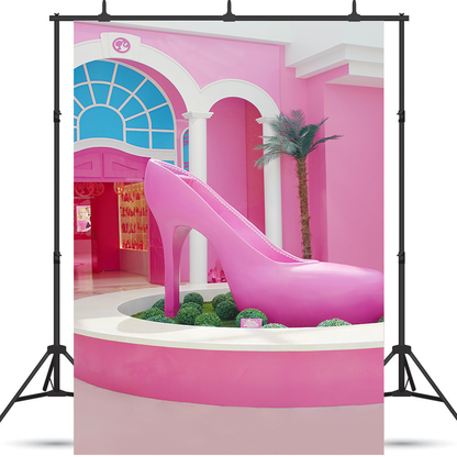 The Barbie Dreamhouse Background Backdrop for Photo SBH0616