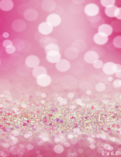 Pink Glitter Gradient Bokeh Background Backdrop for Photo SBH0647