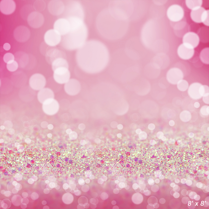 Pink Glitter Gradient Bokeh Background Backdrop for Photo SBH0647