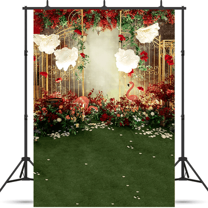 Wedding Photocall Marriage Flower Birthday Photography Backdrop SBH0671