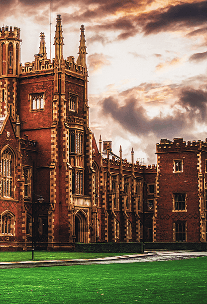 Queens University Belfast Architecture Backdrop for Photo SBH0695