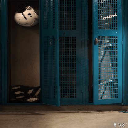 American Football Locker Room With Equipment Backdrop SBH0722