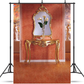 Classical Design with Ornate Mirror and Carved Table Backdrop SBH0738