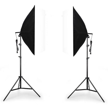 2pcs Softbox Photography Soft Lighting Kit 20"X28" with Carrying Bag for Photo Studio