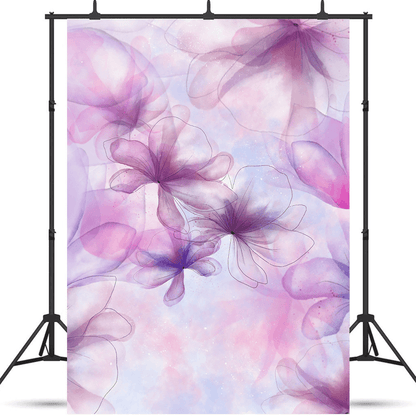 Colourful Floral Abstract Photography Backdrop SBH0321