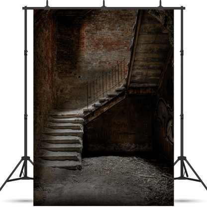 Historic Stairway Backdrop for Grunge Photography SBH0305