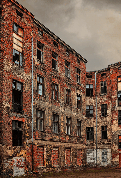 Urban Abandoned Building Backdrop for Photography SBH0201