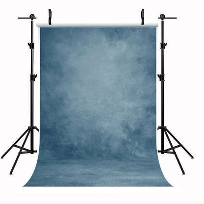 Smoky Blue Abstract Backdrop for Photography Portrait