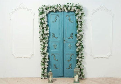 Vintage Wall Door Photography Backdrops