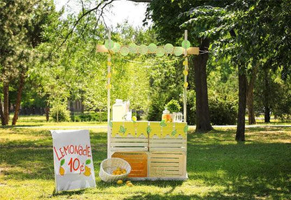 Lemon Green Spring Backdrops for Picture