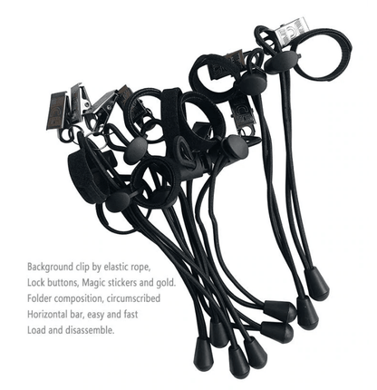 12Packs Background Backdrop Velcro Clips Clamps for Stand Prop