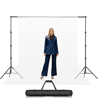 Height adjustable-Backdrop Stand Backdrop Support Stand Kit Portable Backdrop Frame