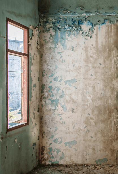 Abandoned Room With Window Texture Photography Backdrop SBH0158