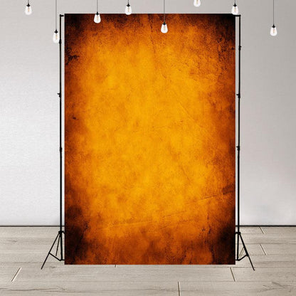 Bright Orange Brown Around Abstract Backdrop for Portrait