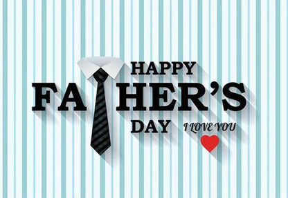 Dad I Love You Backdrop Father's Day Decoration Photography Background