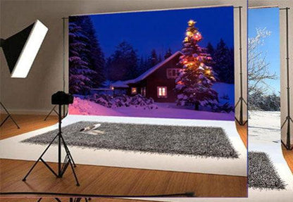 Rustic Snow Winter Photo Backdrops