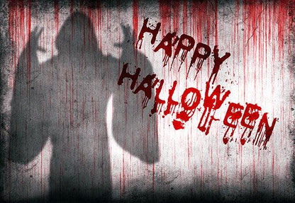 Halloween Ghost Bloody Wall Backdrop for Photography SBH0241