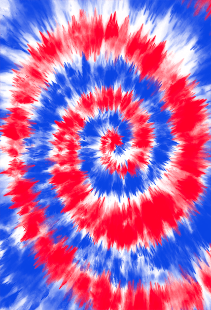 Abstract Psychedelic American Flag Backdrop for Photography SBH0221