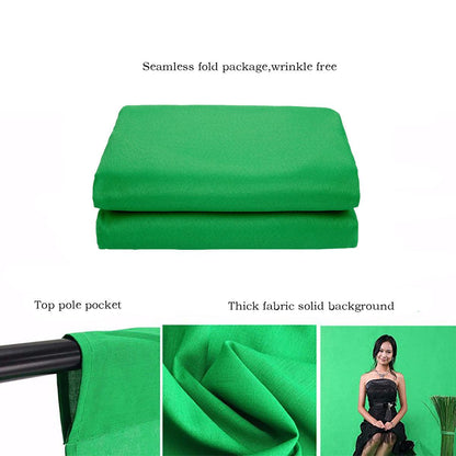 Green Screen Solid Backdrop Fabric Studio Photography Videography SBH0148