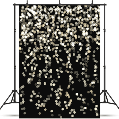 Bokeh Silver Abstract Bokeh Background Backdrop for Photography SBH0219