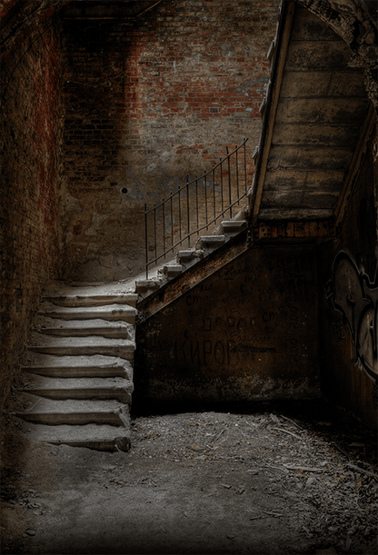 Historic Stairway Backdrop for Grunge Photography SBH0305