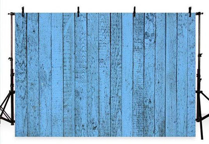 Blue Wood Floor Backdrop For Party Photography Background