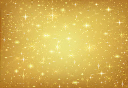 Light Gold Sliver Stars Photo Backdrops for Studio