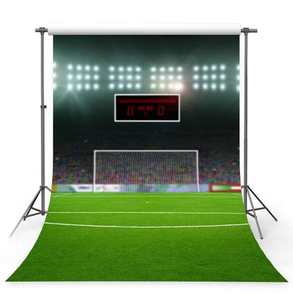 Football Field Backdrop Stadium Green Grass Field Photography Background