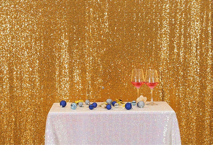 Gold Sequins Fabric Photography Backdrop for Party