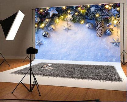 Winter Snow Christmas Photo Studio Backdrops