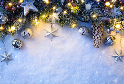 Winter Snow Christmas Photo Studio Backdrops