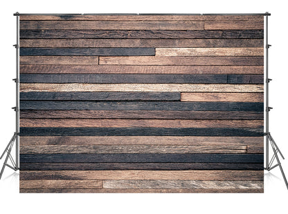 Dark Wooden Wall Backdrop for Photo Studio