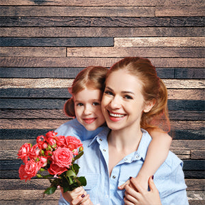 Dark Wooden Wall Backdrop for Photo Studio