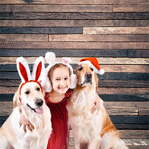 Dark Wooden Wall Backdrop for Photo Studio