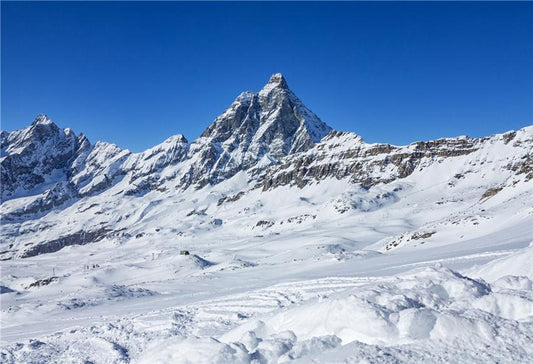 Winter Snow Mountain Photo Backdrops