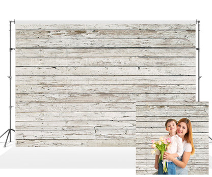 Star Vintage White Wood Backdrop for Photography Children