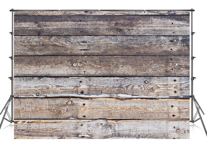 Aged Rustic Wood Photography Backdrop Wooden Floor Photo Background Studio Portraits Prop HJ06787