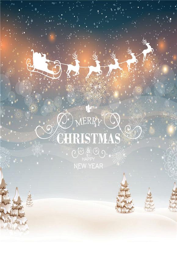 Buy Merry Christmas Dream Santa Claus Backdrops Online – Starbackdrop