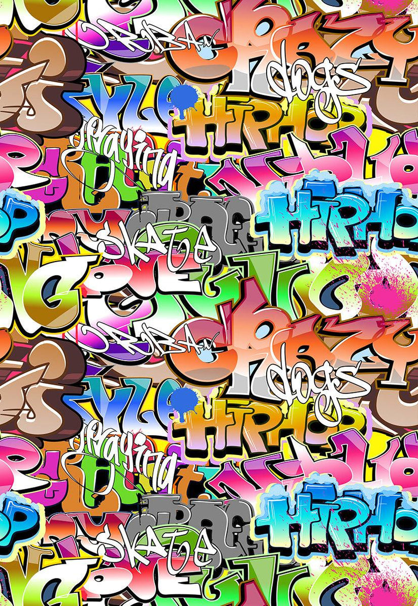 Hiphop Graffiti Vintage Backdrops – Starbackdrop