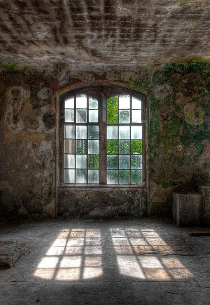 Architecture Windows Old Room Backdrop for Photography