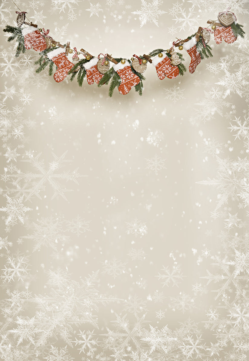 Buy Snowflake Christmas Socks Photography Backdrops for Sessions Online ...