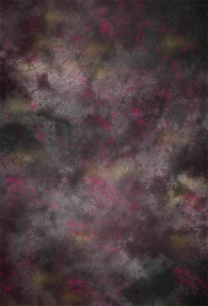 Grey with Pink Yellow Abstract Backdrop for Studio Prop